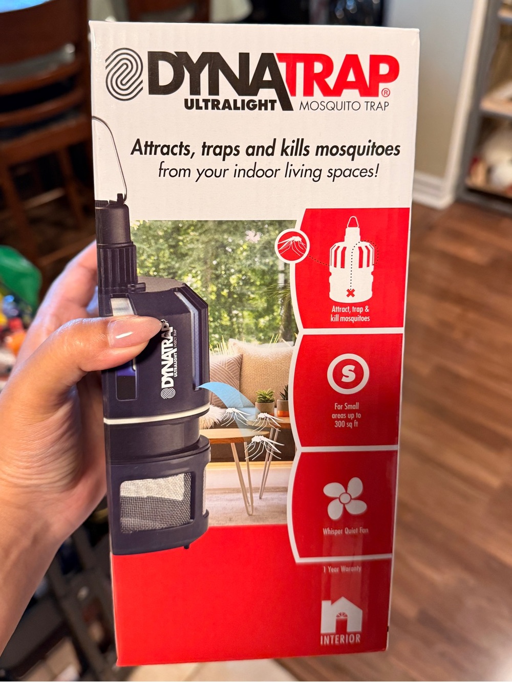 NEW & SEALED DynaTrap Ultralight Indoor Mosquito Trap DT150-CA